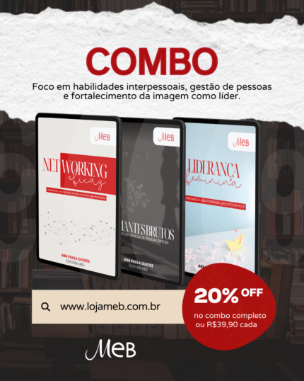 Combo Liderança de Impacto - Gestão, Conexão e Influência Feminina
